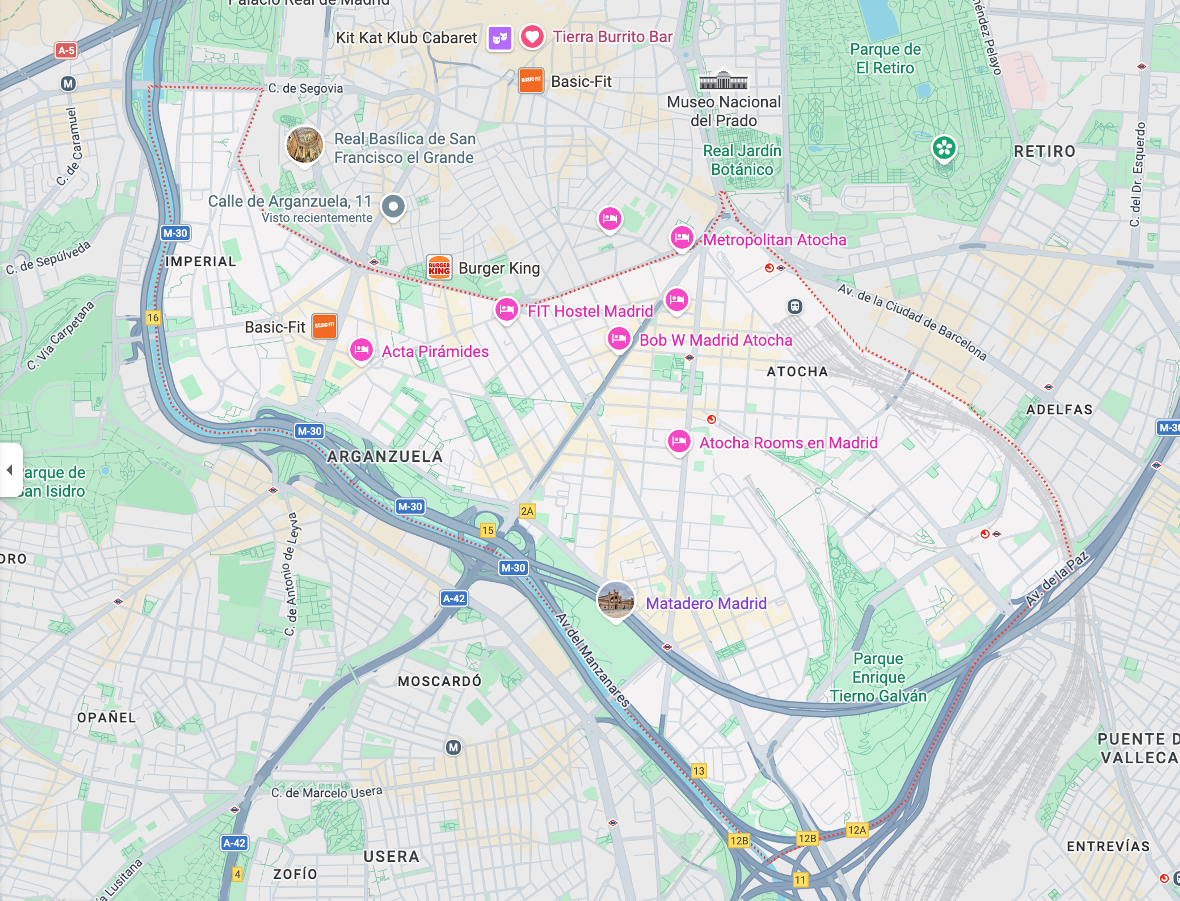 Captura Google maps