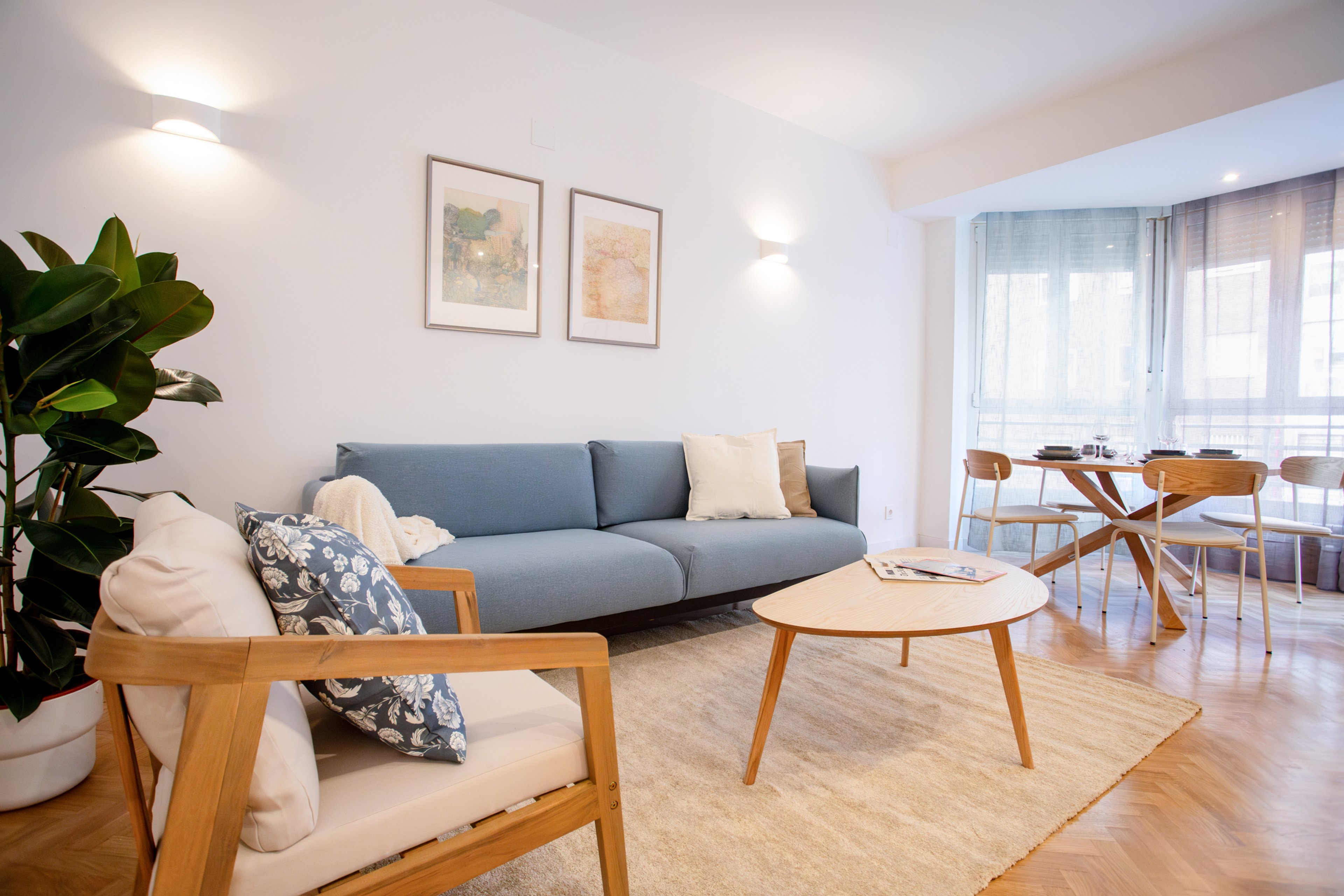 NESTIC - CLARAVAL - Salón amueblado apartamento con servicios