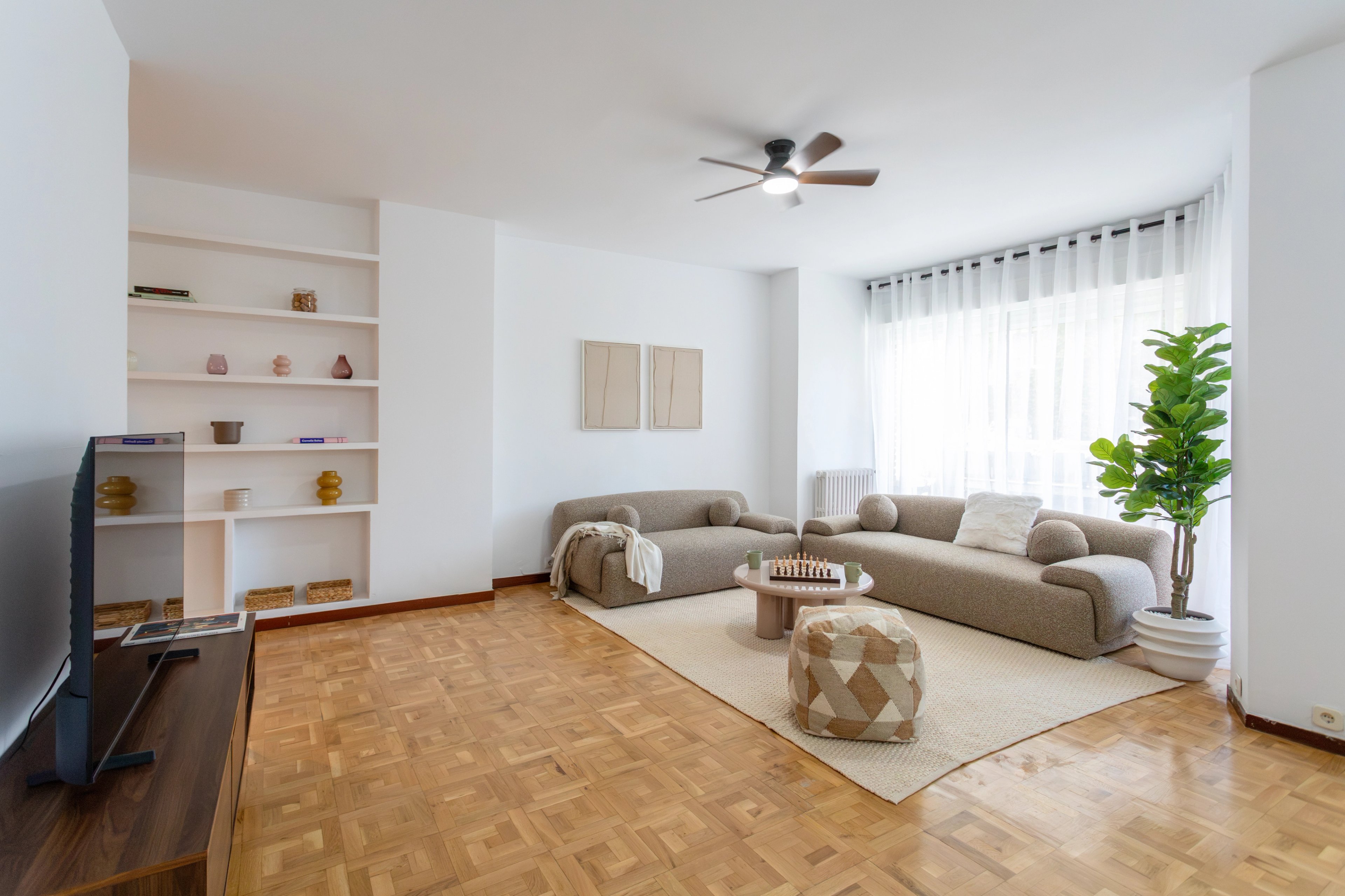 NESTIC - VILLAR - Living room Furnished apartment with services