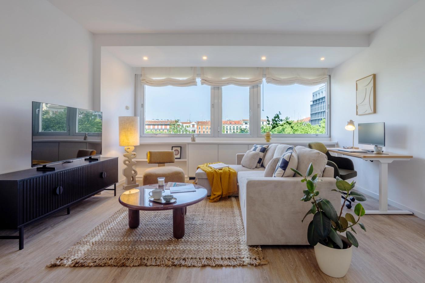 NESTIC - HERVÍAS - Living room Furnished apartment with services