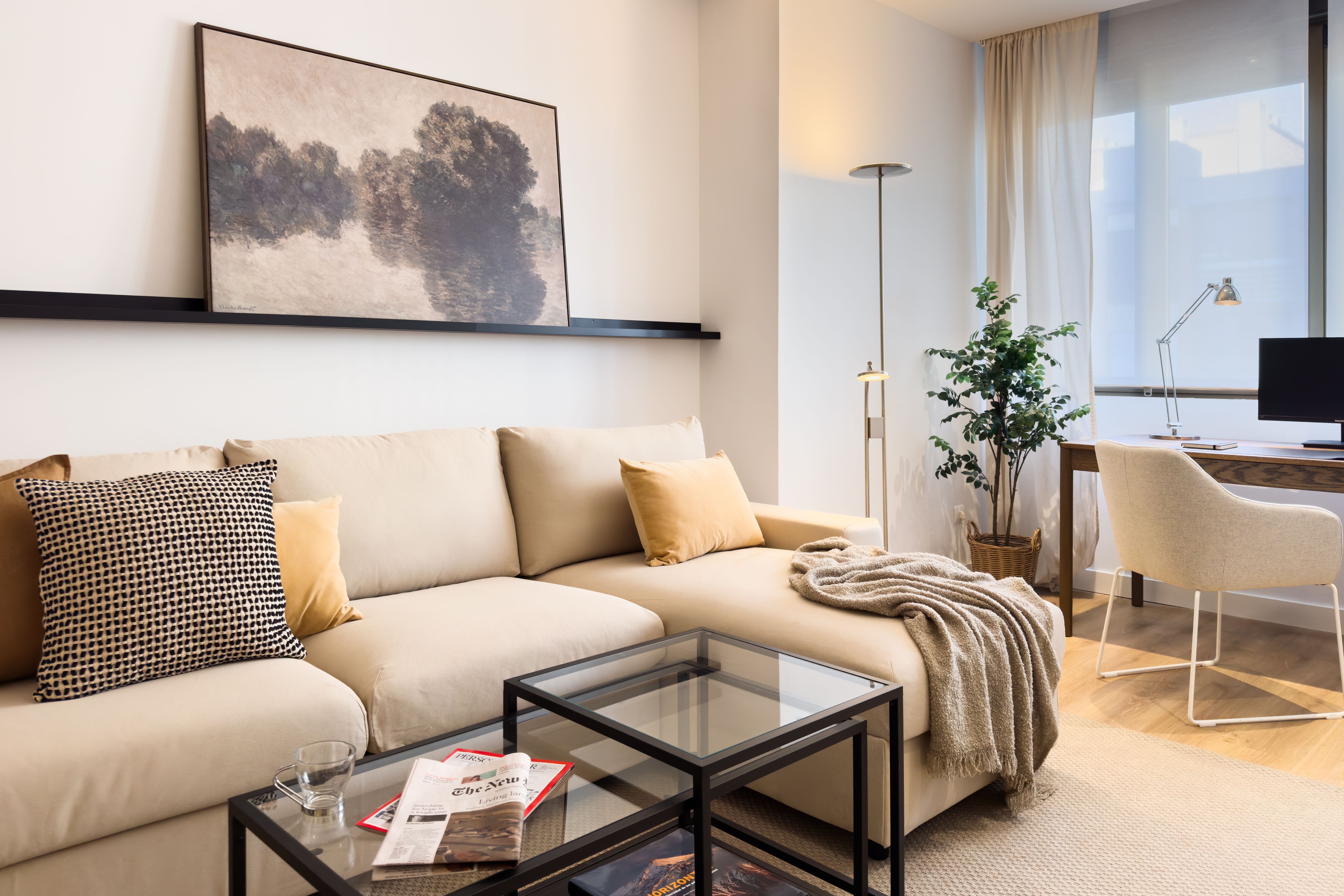 NESTIC - AURIA - Salón apartamento amueblado con servicios