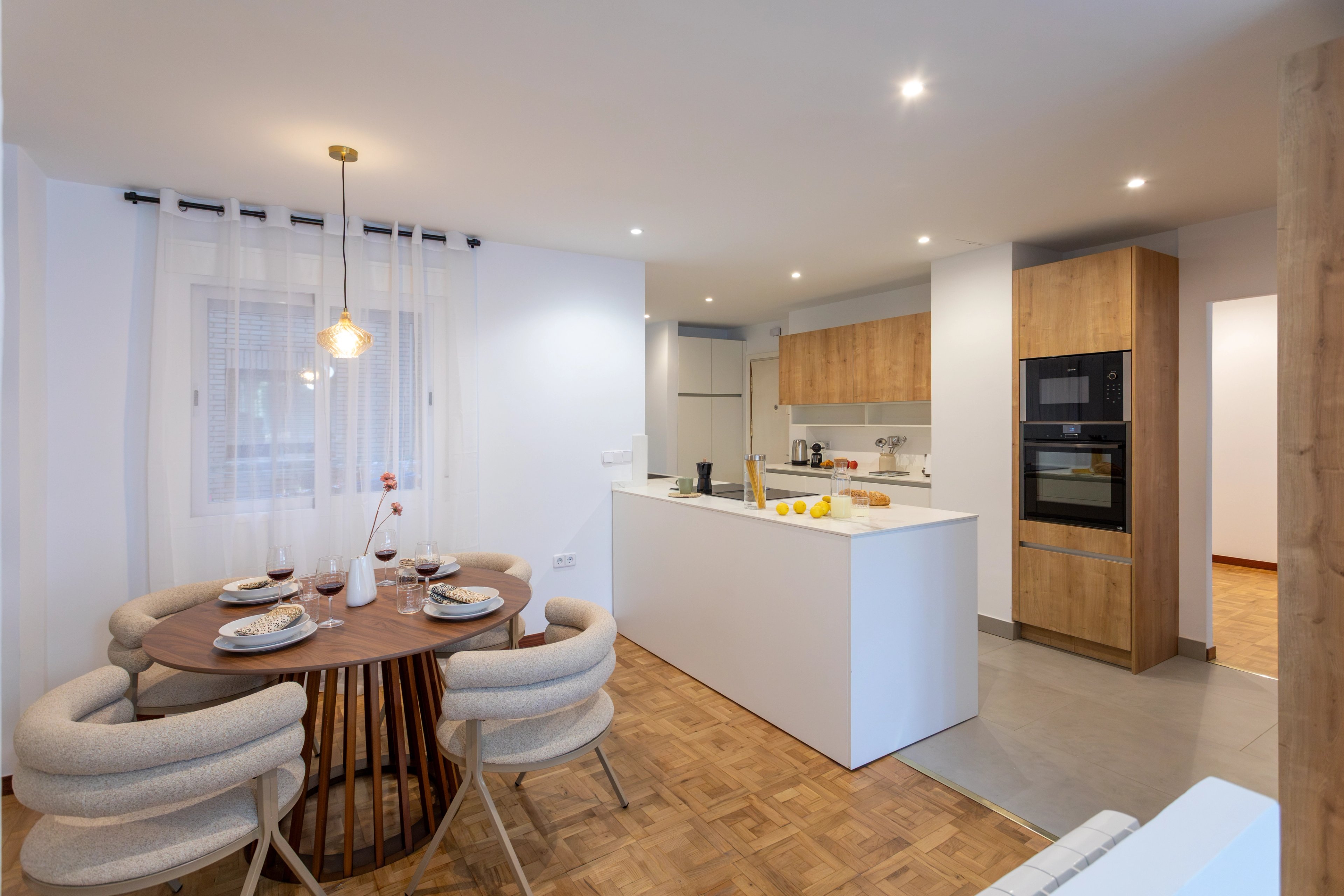NESTIC - VILLAR - Kitchen Furnished apartment with services
