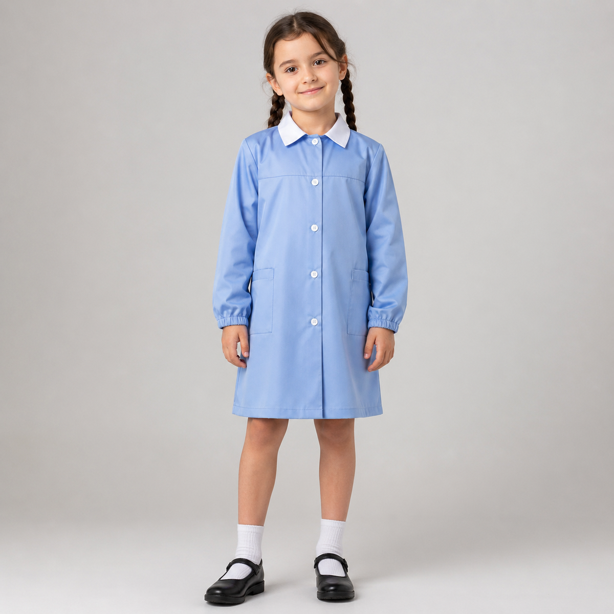 Bata Lisa Azul Celeste