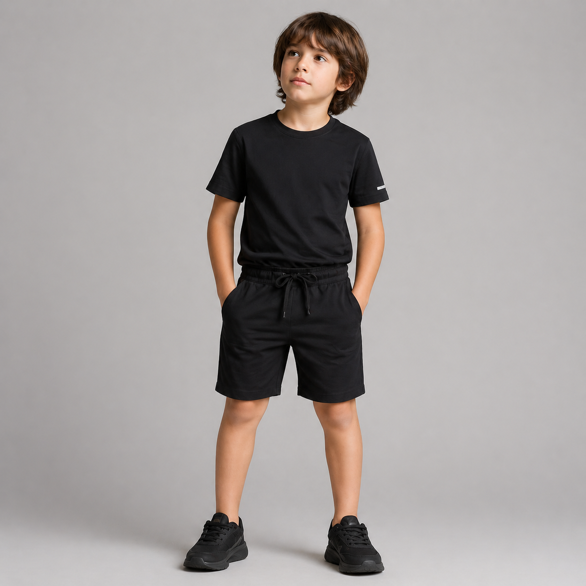 Conjunto Short Negro Completo