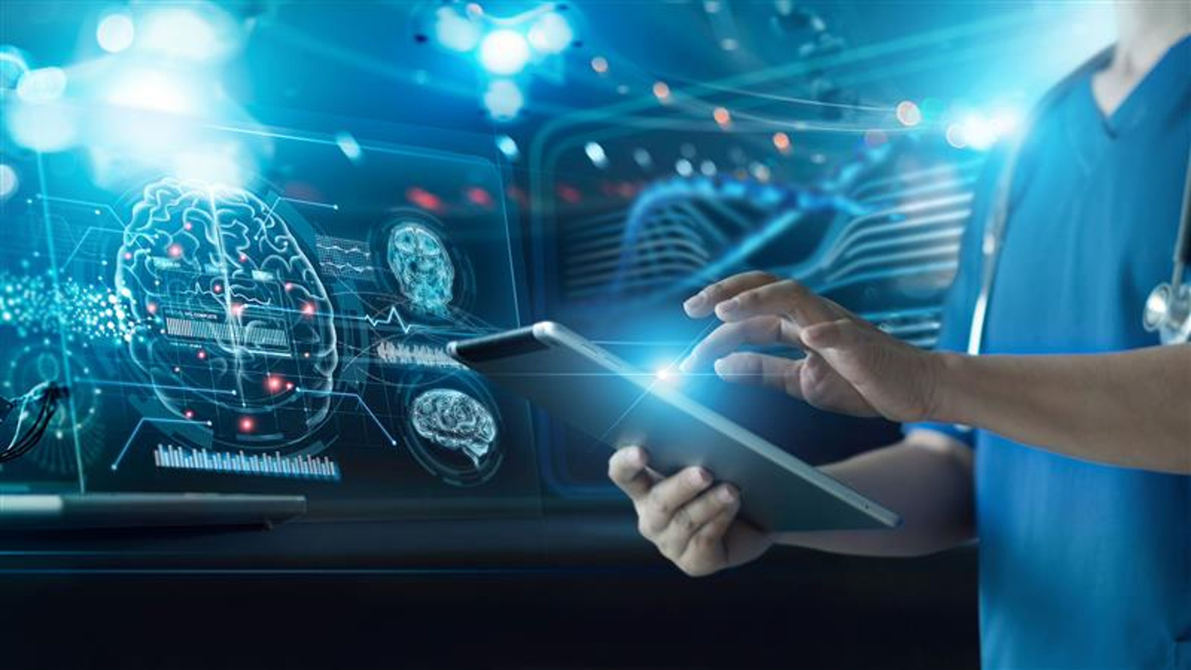 General Practitioners using AI-powered tools to analyze patient data and enhance healthcare decision-making for better patient outcomes.