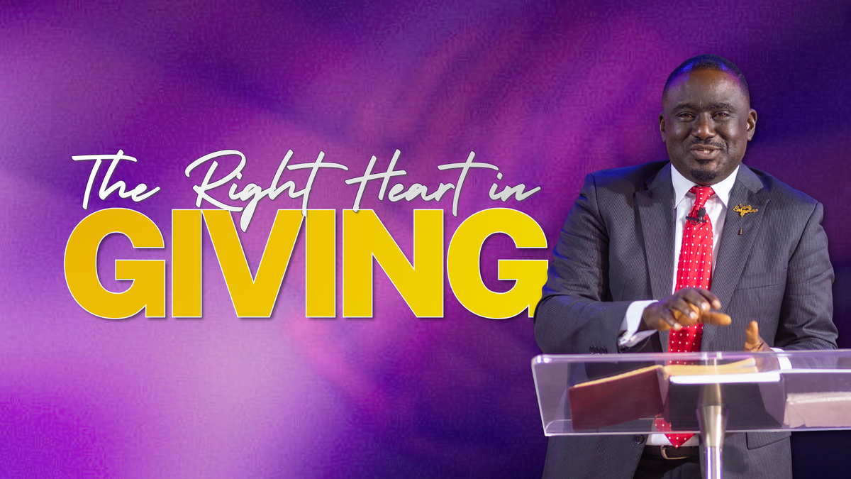 The Right Heart in Giving