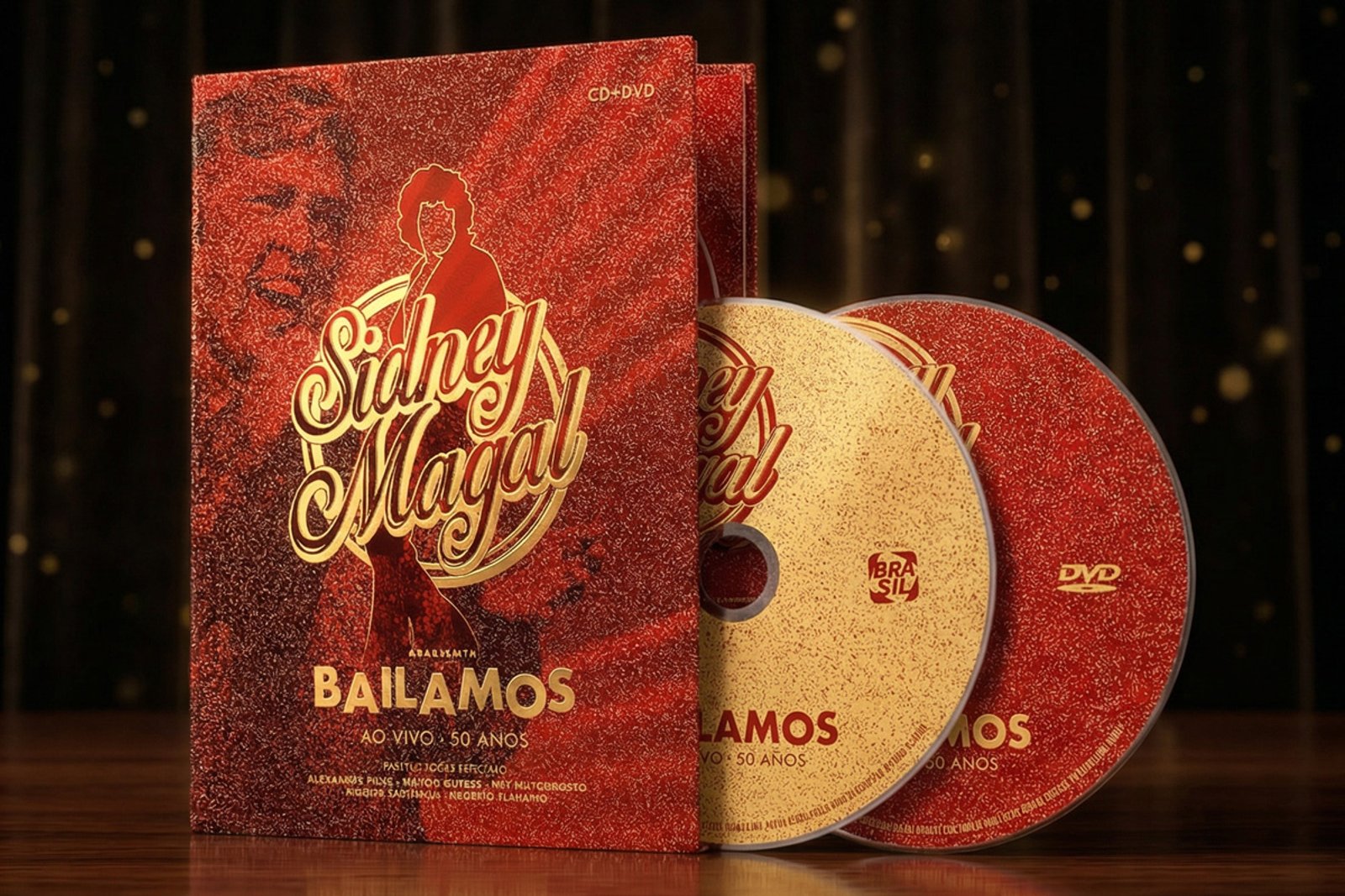CD+DVD Bailamos Ao vivo - 50 anos de carreira — Sidney Magal