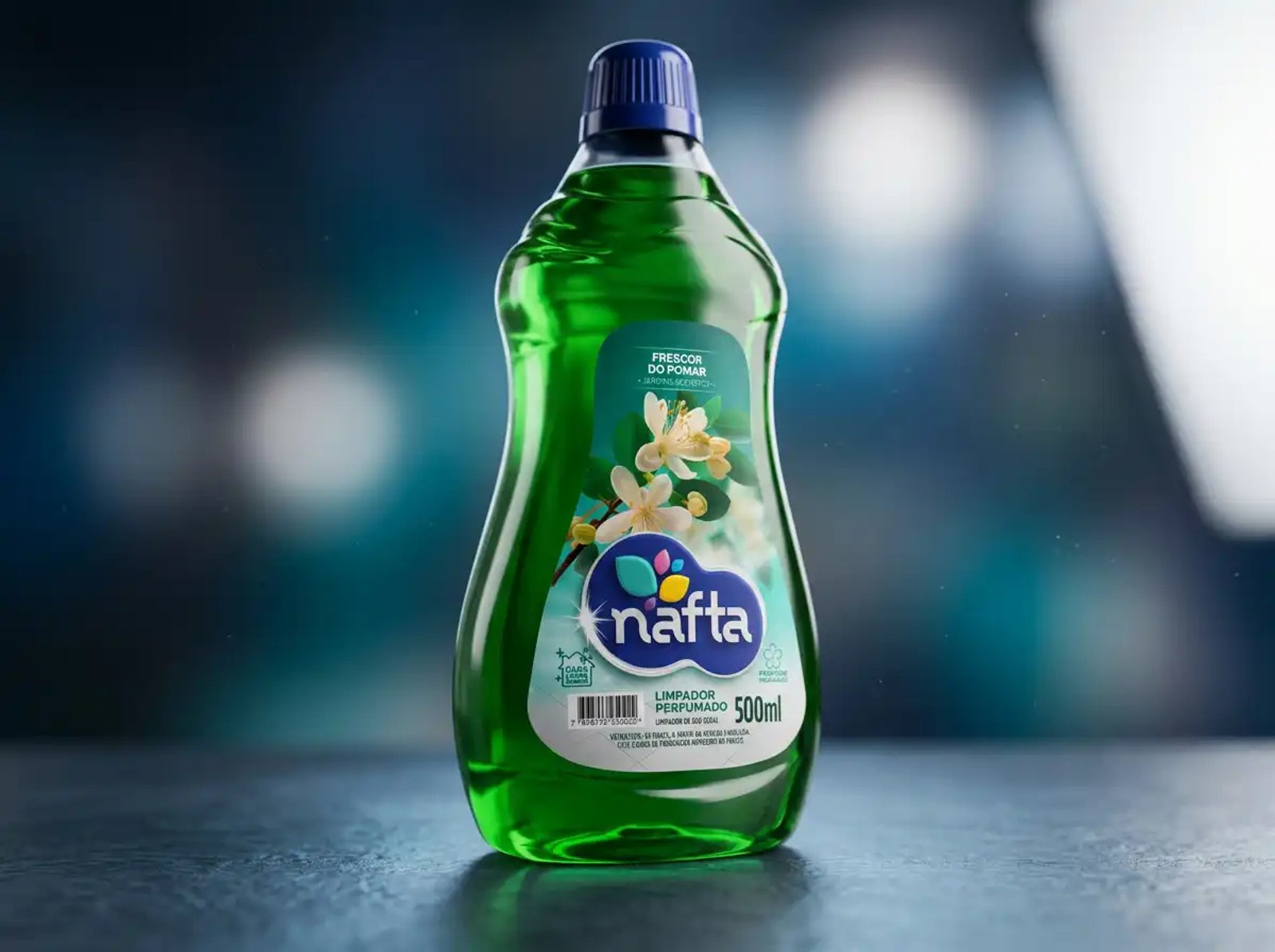 Design de Rótulos para Linha de Produtos de Limpeza — Nafta Brasil