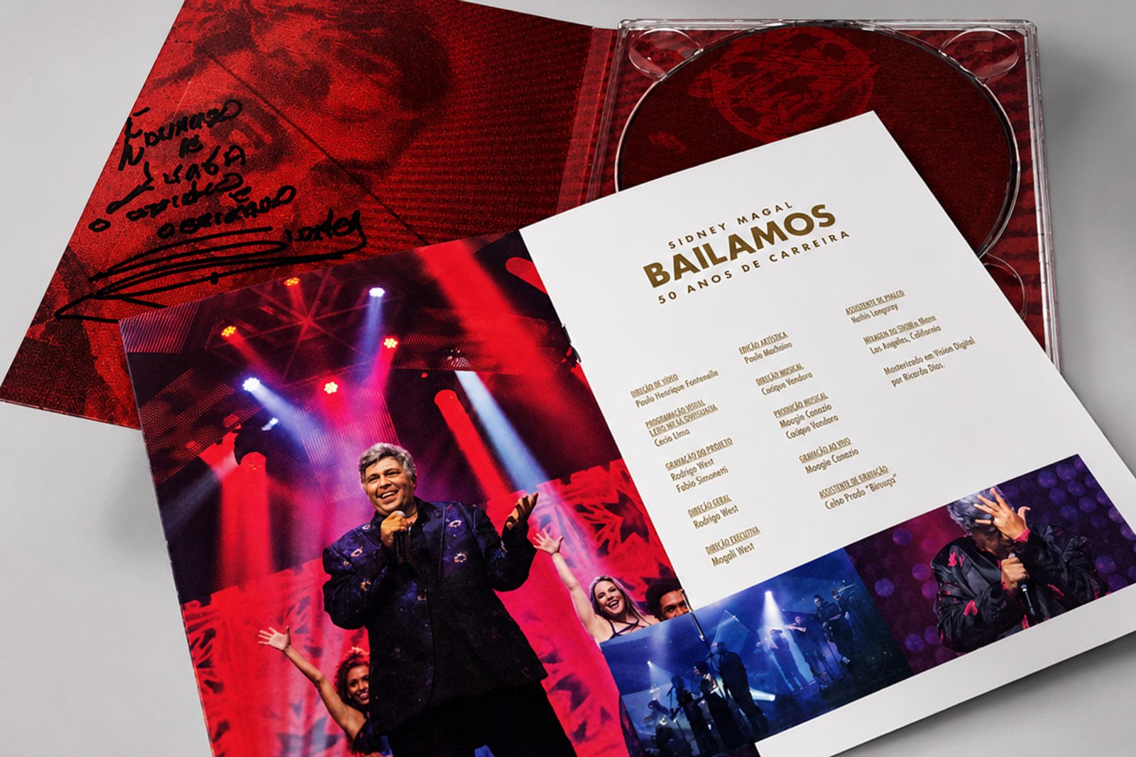 CD+DVD Bailamos Ao vivo - 50 anos de carreira — Sidney Magal