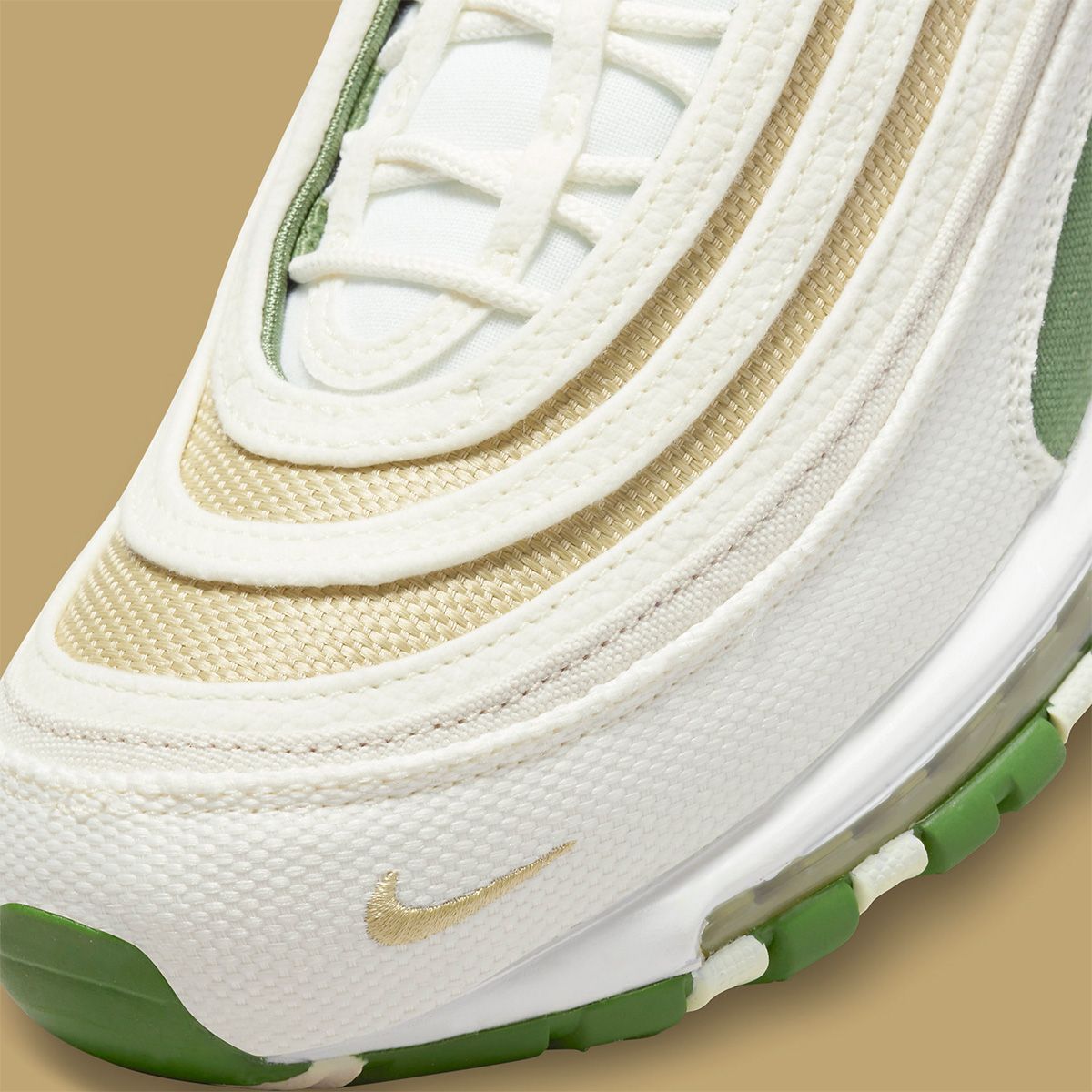 A Second Air Max 97 “Sun Club” Surfaces in White, Green and Gold