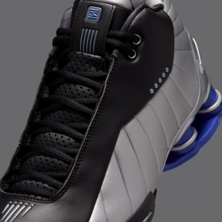 Nike Shox BB4 "Black/Metallic Silver/Lapis" (SKU: IR1984-010). Photo via Nike.