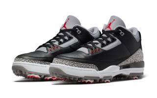 MJ's Iconic "Black Cement" Air Jordan 3 Is Now a Golf Shoe