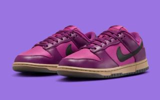 Available Now // "Viotech/Hot Fuchsia" Nike Dunk Low