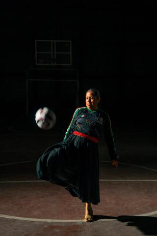 Artisan wearing the Someone Somewhere x adidas x Mexico 2026 Third jersey. Photo via Someone Somewhere.