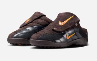 Kids Of Immigrants x Nike T90 Mule "Black/Brown" (SKU: IH4422-201). Photo via Nike.