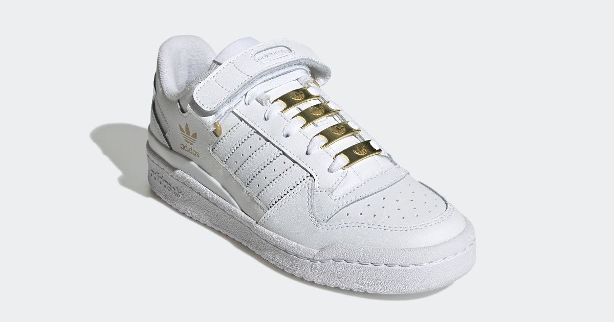 The adidas Forum Low Gets Fitted with Four Gold Trefoil Dubraes | House ...