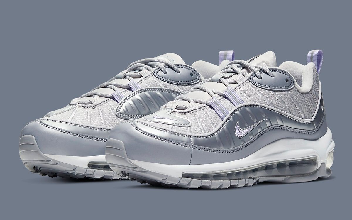 Available Now // The Nike Air Max 98 Strolls on in Metallic Silver