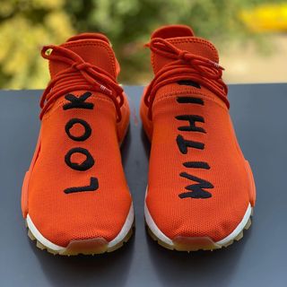 adidas x Pharrell Williams NMD Hu Look Within Orange Gum 2