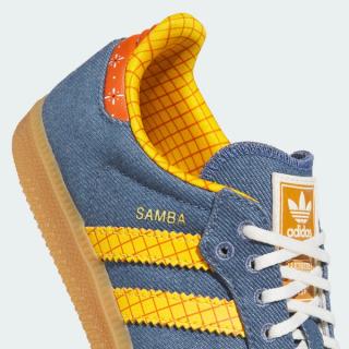 Disney & Pixar's Toy Story x adidas Samba "Woody" (SKU: LA3985). Photo via adidas.