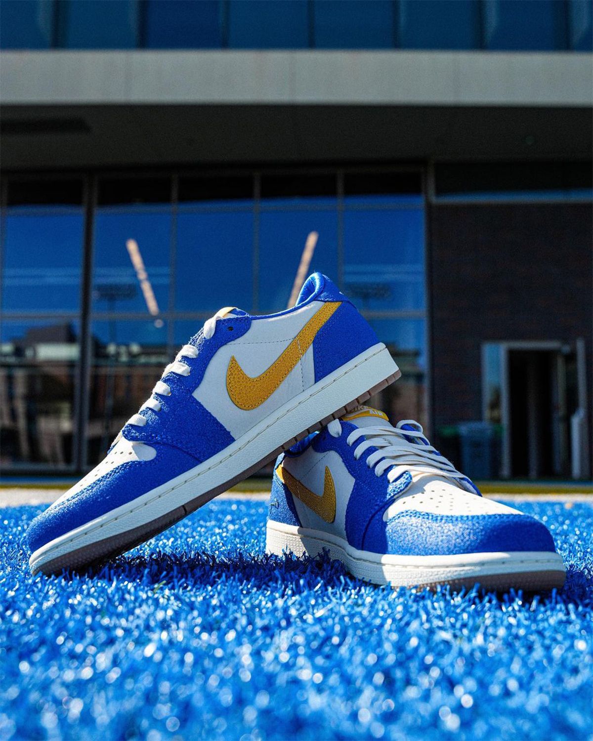 UCLA Football Unveil Their New Air Jordan 1 Low OG PE House of Heat