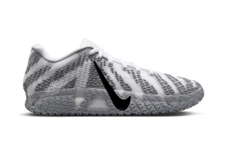 Nike Ja 3 Team Bank "Wolf Grey" colorway. (SKU: IV4426-100)