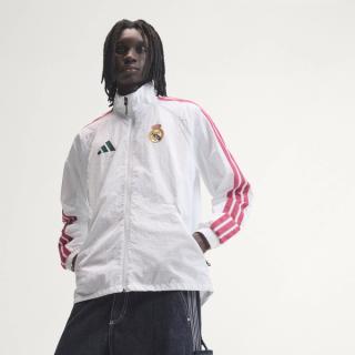 Real Madrid 26/27 Home Anthem Jacket (SKU: KV6723). Photo via adidas.
