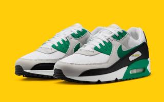 The Nike Air Max 90 is Available Now in White, Black, and Malachite