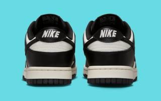 Nike's Dunk Low in a "Black/White" color scheme.