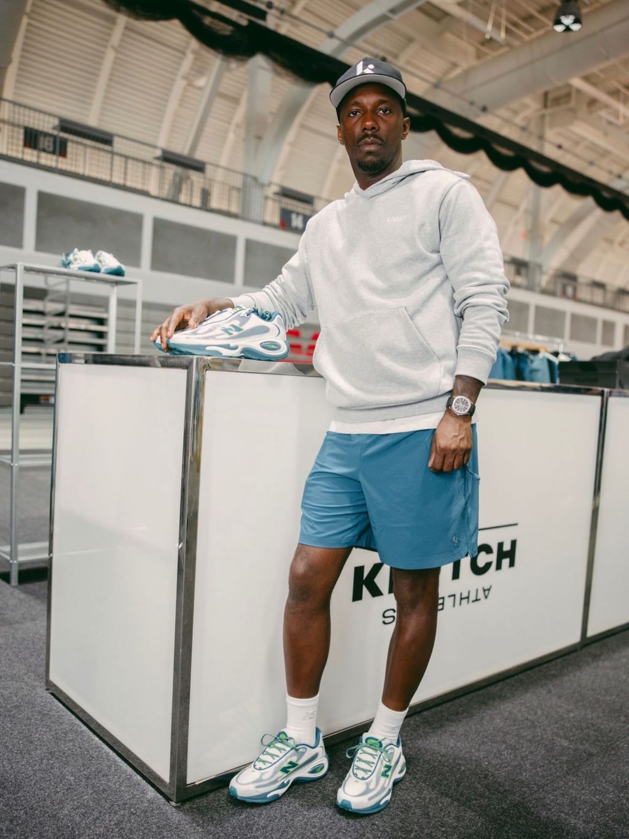 Rich Paul Wearing the Klutch Athletics x New Balance AC Runner. Photo via Rich Paul.