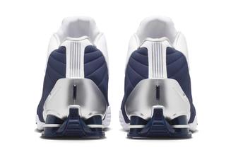 Nike Shox BB4 "Olympic" (June 2026 Release, SKU: IR1983-100). Photo via Nike.