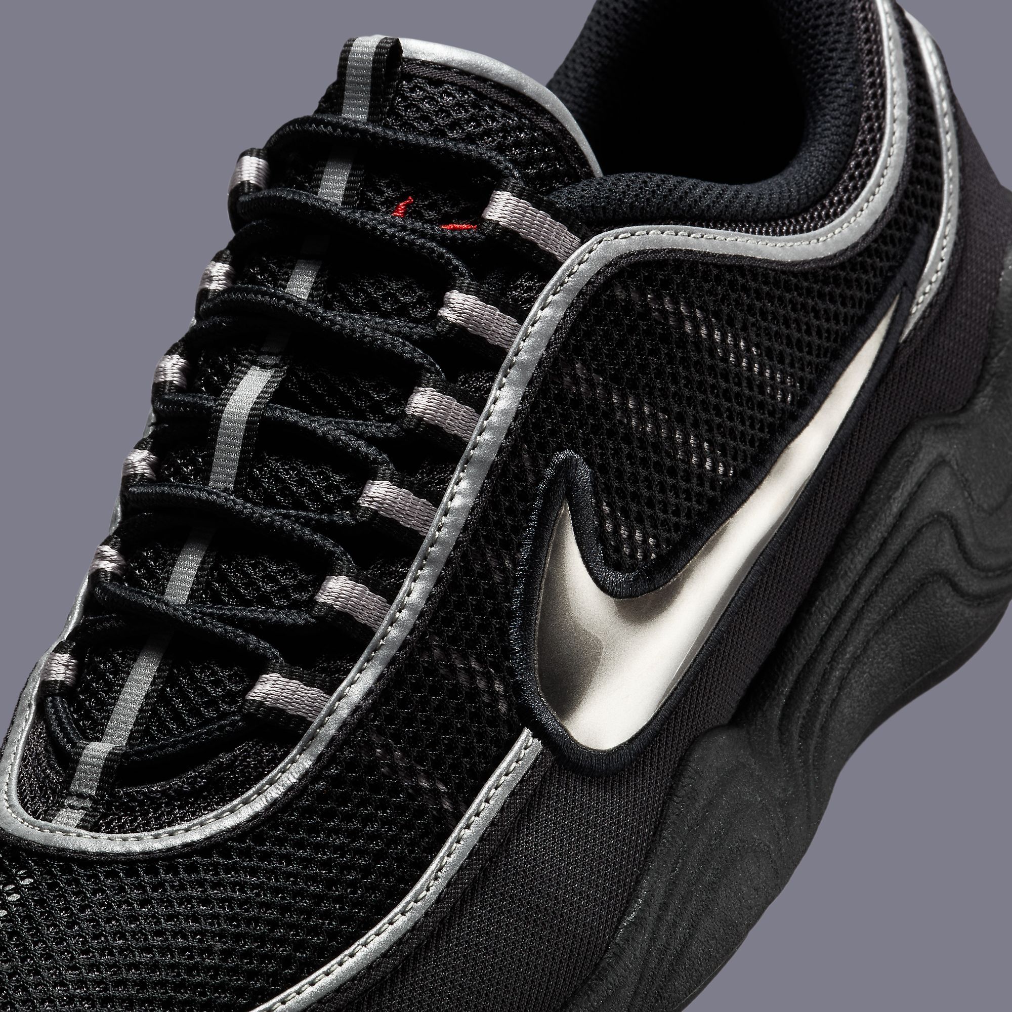 Nike Lab Air Zoom Spiridon Black / Reflect Silver スピリドン NIKE AIR ZOOM SPIRIDON SP BLACK/BLACK-METALLIC SILVER-SPORT