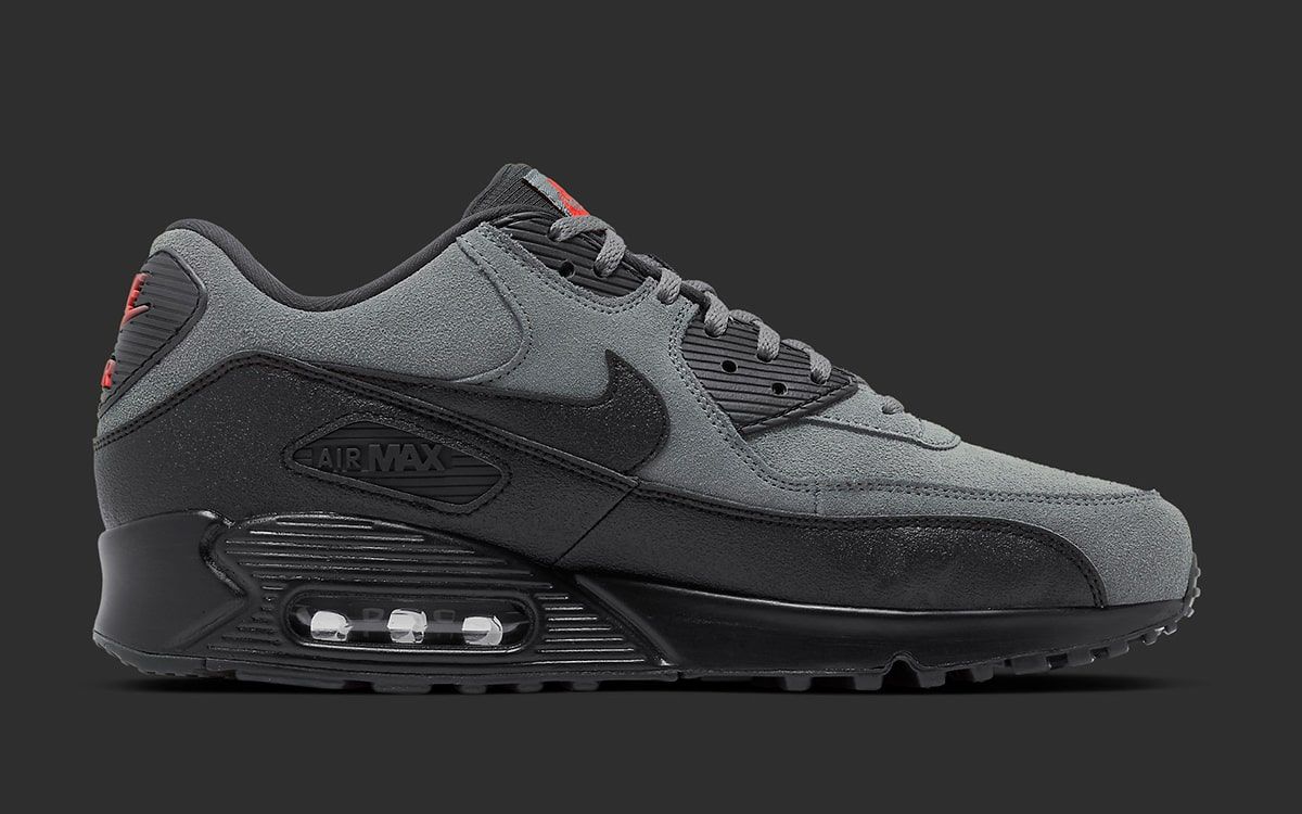 Nike air max 90 essential sales grey suede