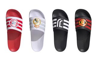 adidas Celebrate European Football Powerhouses with Four-Pack Adilette Release