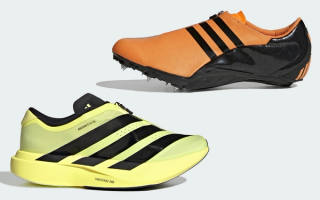 adidas Adizero Evo SL Zip, A.I.-enhanced adidas Demolisher Track Spike.