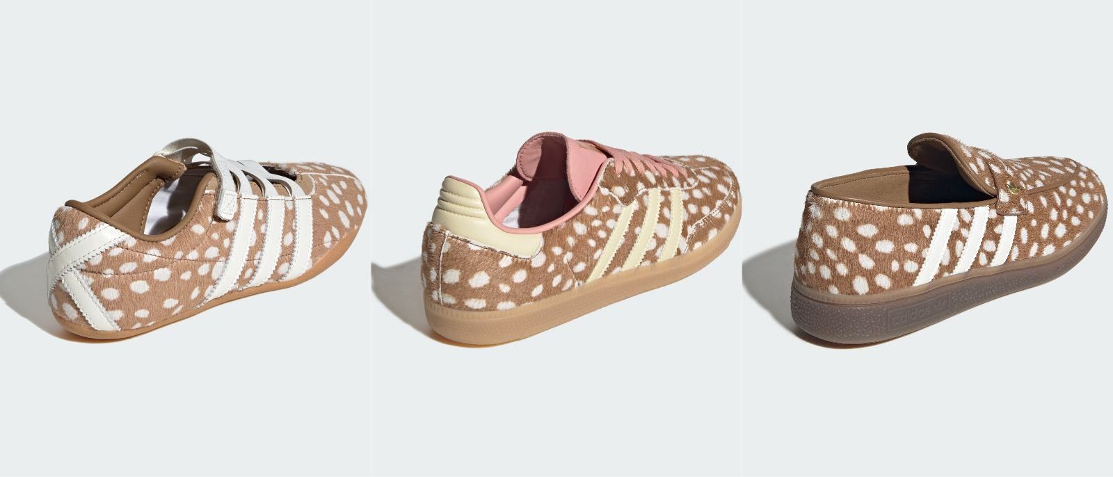 Women's adidas Tokyo Mary Jane, Samba OG & Handball Spezial Loafer "Deer" (SKU: KJ5221, KJ7447, KK0920).