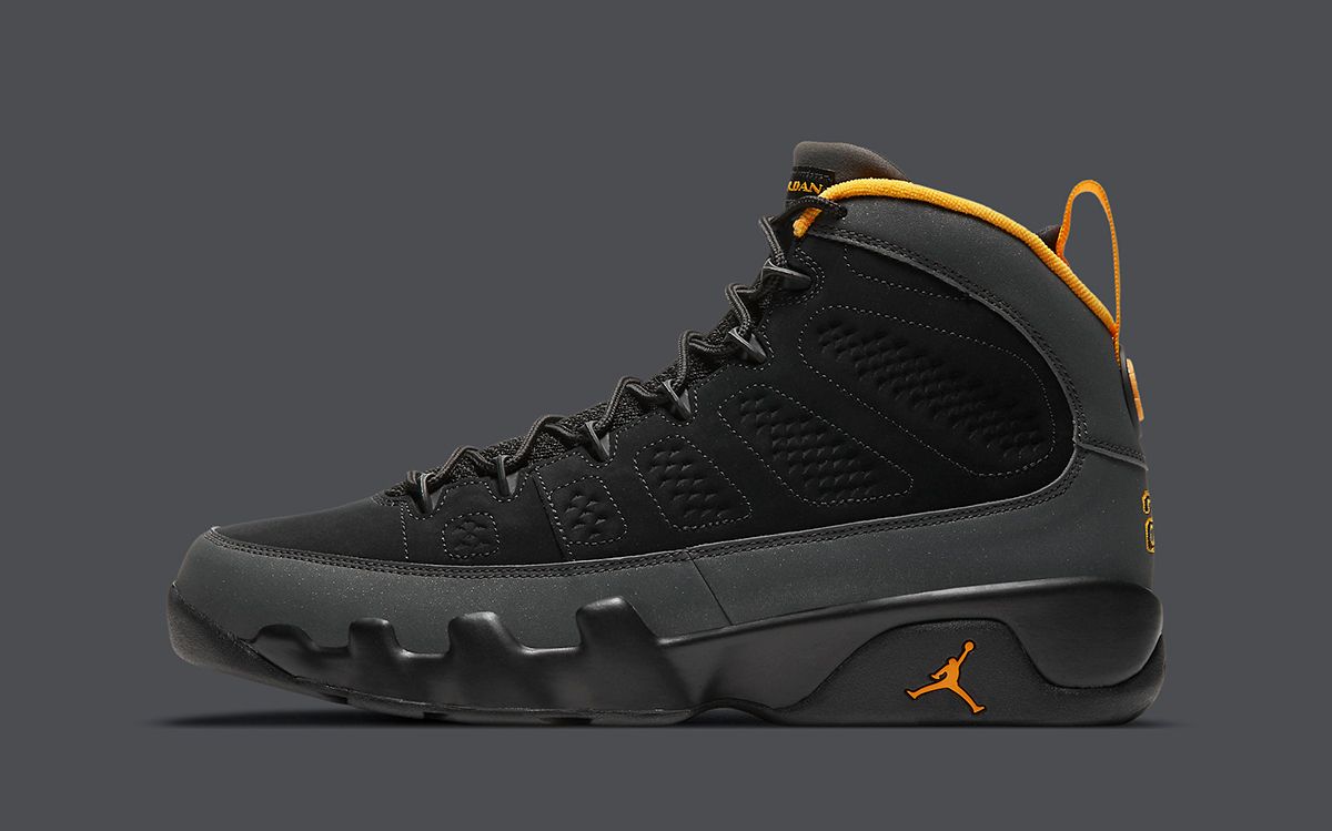 Jordan 9 yellow sales and black