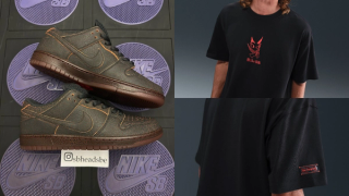 First Look: Nike SB Dunk Low Pro PRM "Krampus" and Matching Shirt
