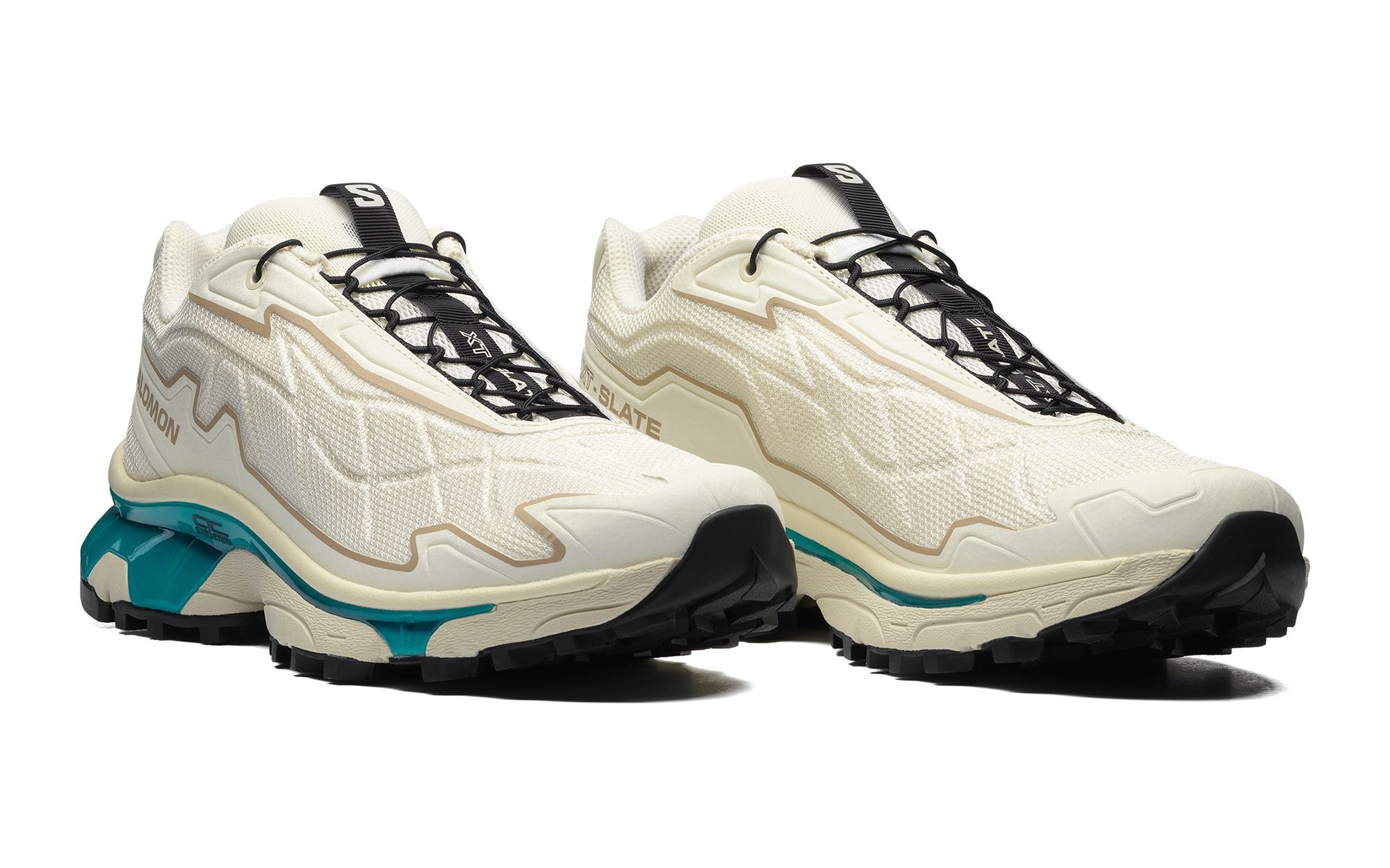 スニーカー SALOMON Men Sneakers L47575700VANILLA ICE WHITE PEPPER CAPRI Salomon XT-Slate Vanilla Ice White Pepper Capri Breeze