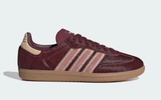 Adidas Samba "Pony Hair Pack" (Maroon)