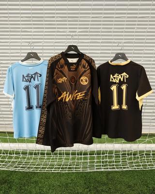 A$AP Rocky x PUMA x Manchester City "Don't Be Dumb" Jersey, Name & Number. Photo via PUMA/Manchester City.