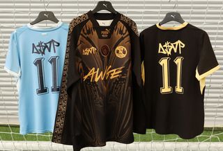 A$AP Rocky x PUMA x Manchester City "Don't Be Dumb" Jersey, Name & Number. Photo via PUMA/Manchester City.