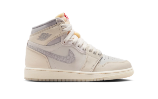 GS Air Jordan 1 High OG “Sail/University Red”