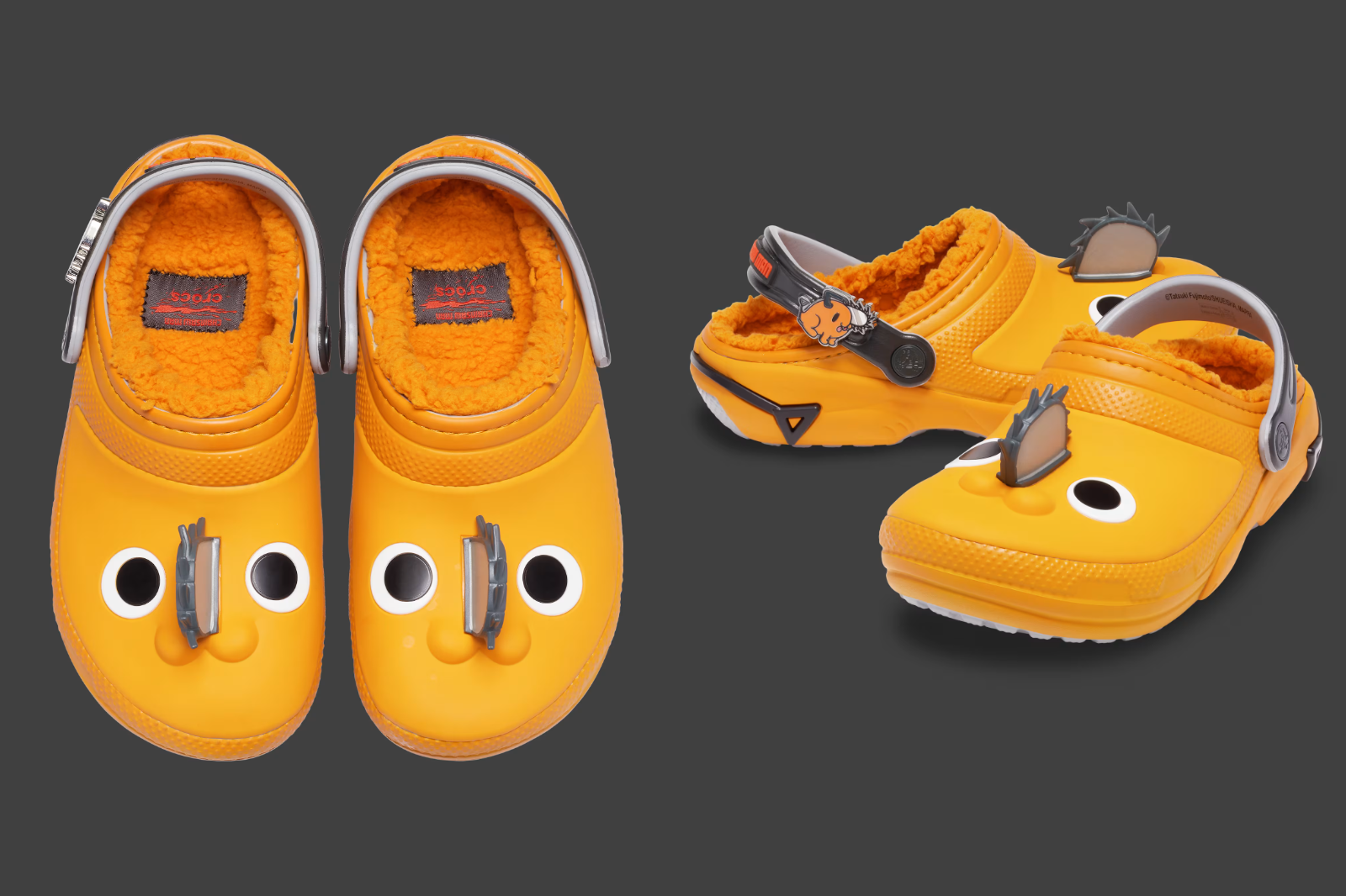Chainsaw Man x Crocs Classic Lined Clog "Pochita" (SKU:  213928-90H)