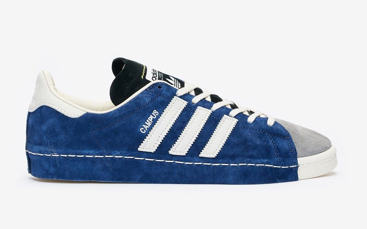 adidas gazelle silver green womens Adidas Campus 80s Mita Sneakers x RECOUTURE