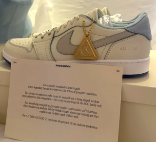 Exclusive Air Jordan 1 Low OG "Board of Greatness" (2025) sneaker.