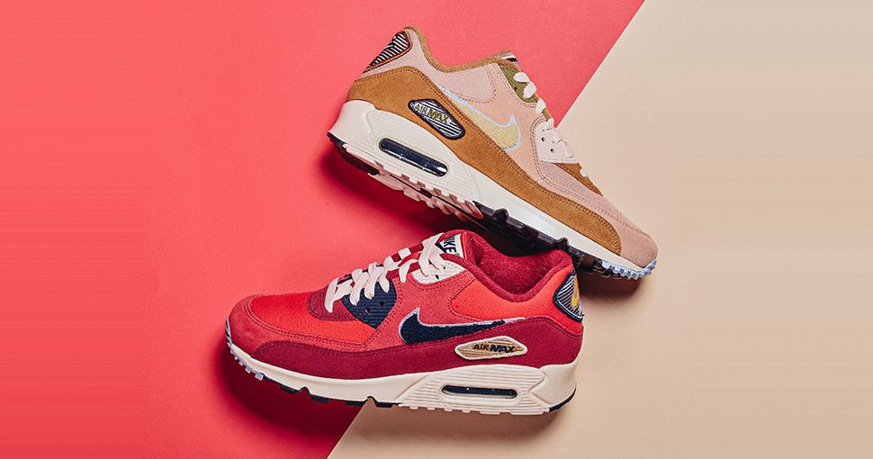 Available now Nike Air Max 90 Premium SE Varsity Pack House of Heat