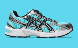 The ASICS GEL-1130 Appears in 'Aqua/Silver'