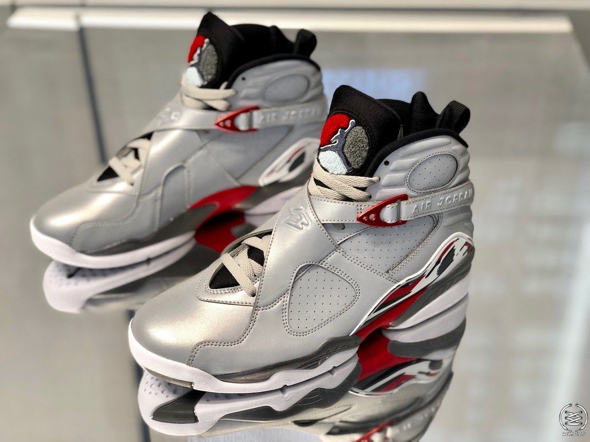 Air jordan clearance 8 reflect silver