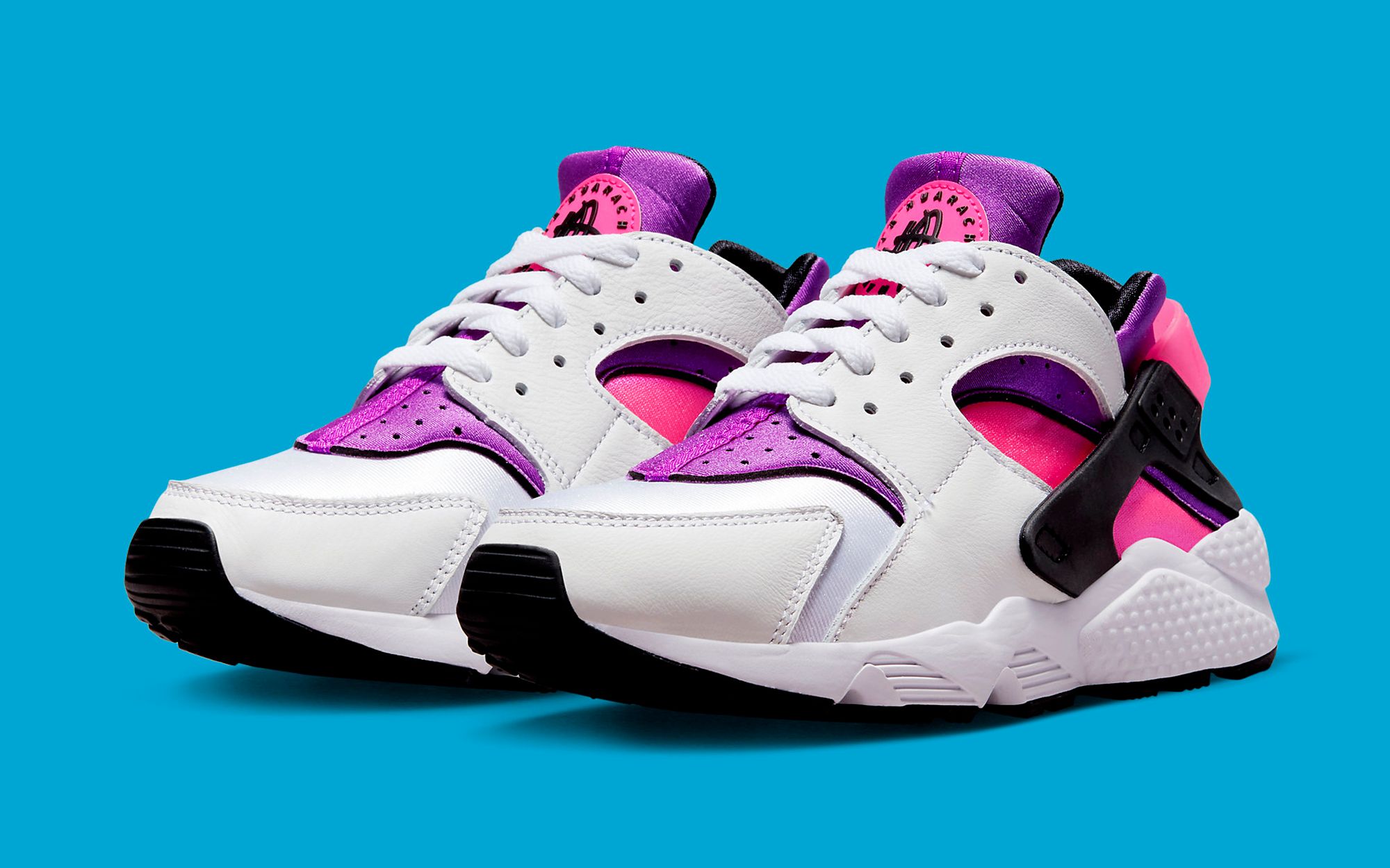 Nike huaraches clearance pink and purple