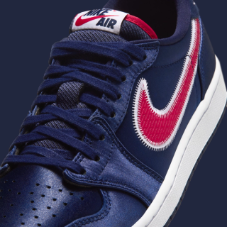 Air Jordan 1 Low OG “Howard University” (SKU: IX8478-410). Photo via Nike.
